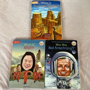Bundle of 3 Who/Where/What is? Books